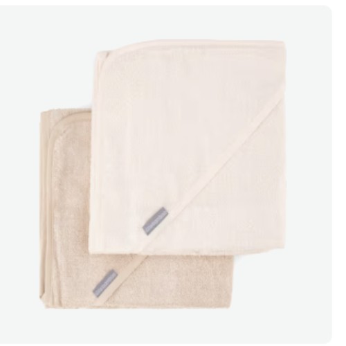 Little Bamboo Hooded Towel 2 Pack